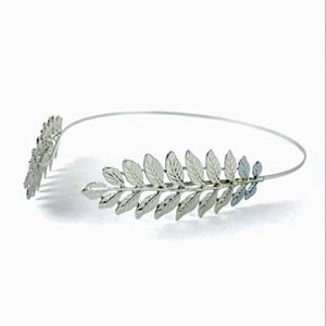 Grecian Silver Metal Headpiece/Hairband